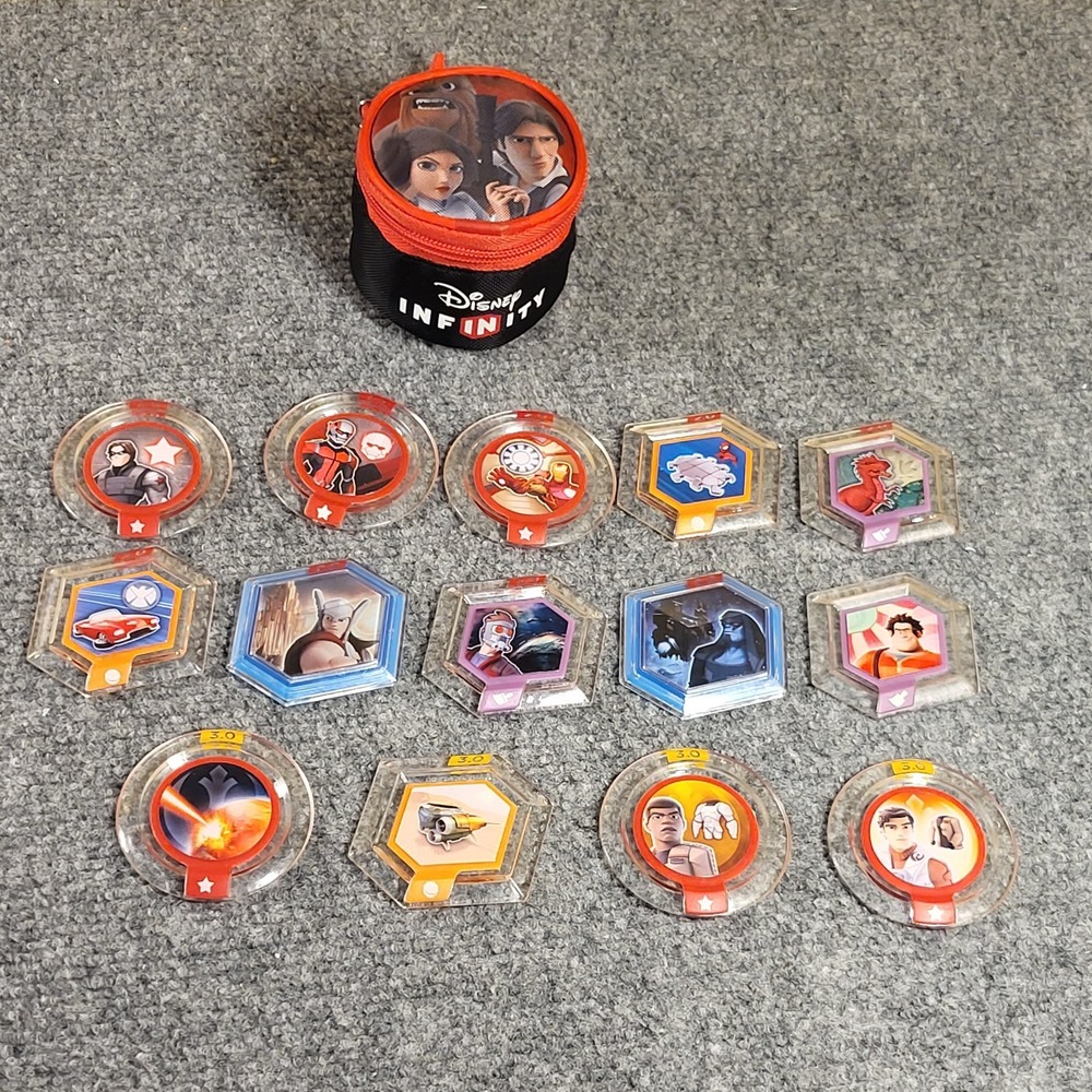 DISNEY INFINITY 1.0 2.0 3.0 POWER DISCS AND FIGURES COMPLETE YOUR COLLECTION NOW